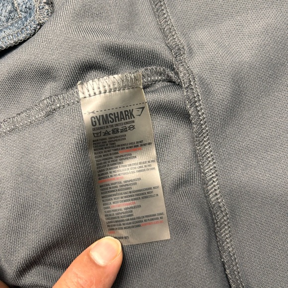Gymshark Women's Size L Training Zip Up Jacket In Gray Workout Running Light - Picture 10 of 11